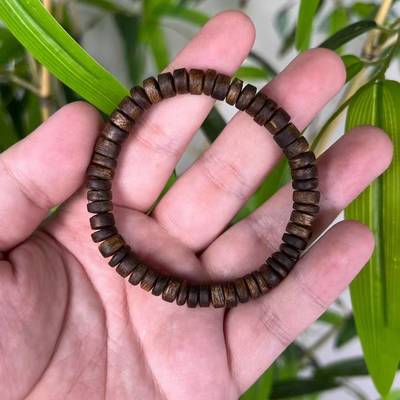 Hainan Agarwood, Chinese Agarwood, Money Beads, Random Wood Incense Bracelet