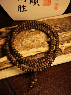 Agarwood Agarwood Square Barrel Beads 8mm x 48 pieces